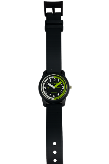 Cactus sort plast Quartz ur, model CAC-69-M01